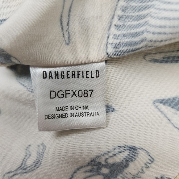 Dangerfield Tiered Babydoll Midi Dress 6 Body Fossils Quirky Goth Kawaii Grunge - Picture 9 of 10